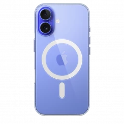 Чохол-накладка (пластиковий) Apple iPhone 16 Clear Case with MagSafe (MA6A4)