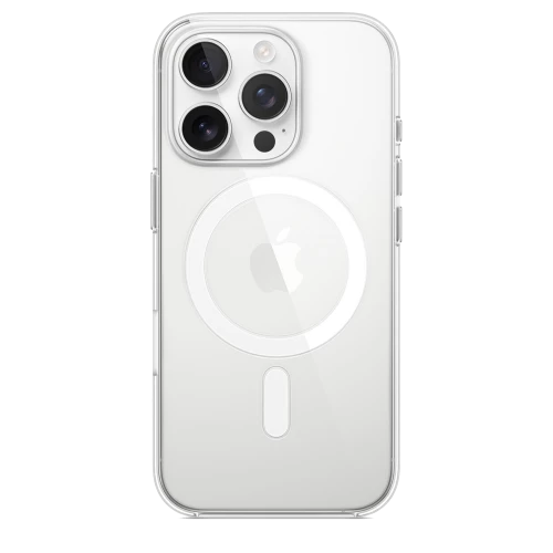 Чехол-накладка (пластиковый) Apple iPhone 16 Pro Clear Case with MagSafe (MA7E4)