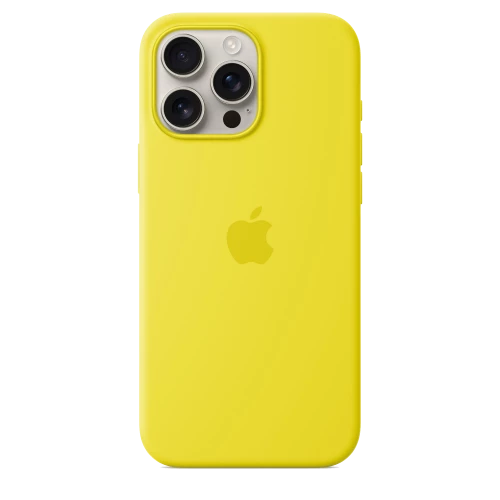 Чохол-накладка (силіконовий) Apple iPhone 16 Pro Max Silicone Case with MagSafe Star Fruit (MA7U4)