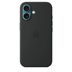 Чохол-накладка (силіконовий) Apple iPhone 16 Silicone Case with MagSafe Black (MYY13)