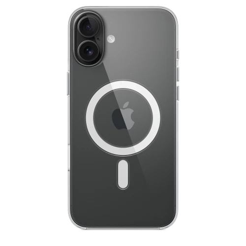 Чохол-накладка (пластиковий) Apple iPhone 16 Plus Clear Case with MagSafe (MA7D4)