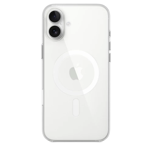 Чохол-накладка (пластиковий) Apple iPhone 16 Plus Clear Case with MagSafe (MA7D4)