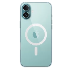 Чохол-накладка (пластиковий) Apple iPhone 16 Plus Clear Case with MagSafe (MA7D4)