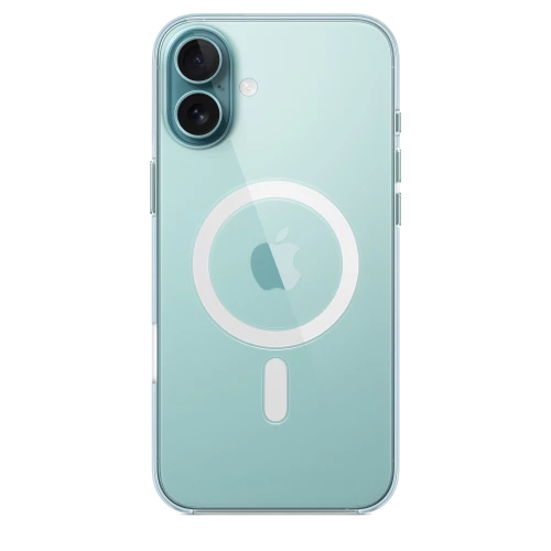 Чохол-накладка (пластиковий) Apple iPhone 16 Plus Clear Case with MagSafe (MA7D4)
