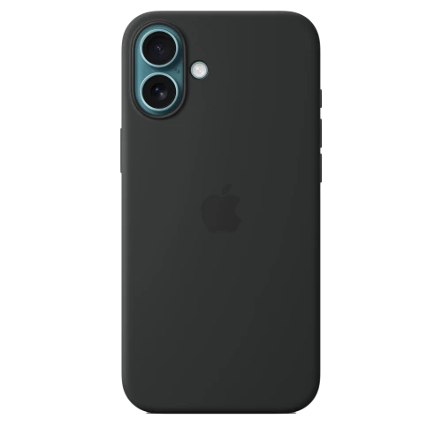 Чохол-накладка (силіконовий) Apple iPhone 16 Plus Silicone Case with MagSafe Black (MYY93)