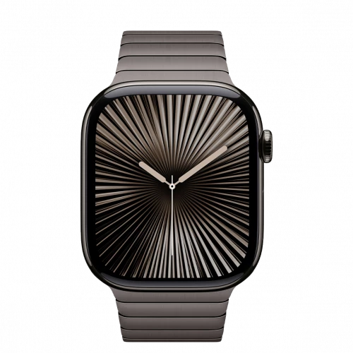 Apple Watch Series 10 GPS + Cellular 46mm Slate Titanium Case w. Slate Link Bracelet (MX173+MXMK3)