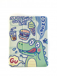 Чохол-книжка (поліуретановий) Apple iPad Air 11" 2024 / Air & Pro 11 2020-2022 Comma Lingos with Pencil Slot Series Crocodile