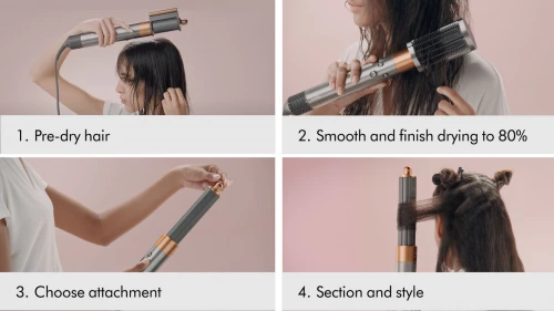 Стайлер Dyson Airwrap Multi-styler Complete Long Volumise Strawberry Bronze/Blush Pink (581840-01)