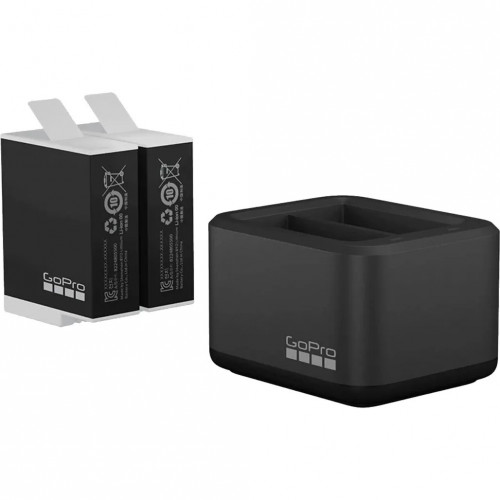 GoPro Dual Battery Charger + battery Enduro 2 pcs for HERO11/10/9 (ADDBD-211)