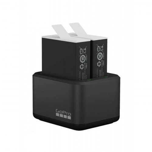 GoPro Dual Battery Charger + battery Enduro 2 pcs for HERO11/10/9 (ADDBD-211)