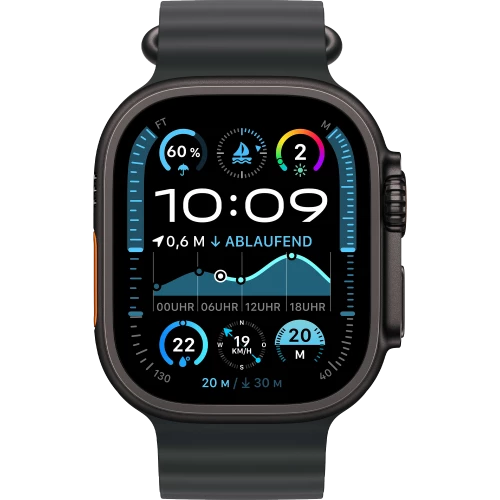 Apple Watch Ultra 2 GPS + Cellular 49mm Black Titanium Case w. Black Ocean Band (MX4P3) (New, без коробки)