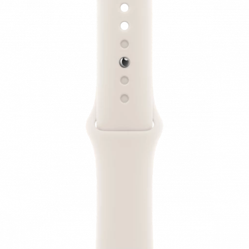 Apple Watch Series 10 GPS + Cellular 46mm Gold Titanium Case w. Starlight Sport Band - S/M (MWYX3)