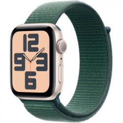 Apple Watch SE 2 GPS 40mm Starlight Aluminium Case w. Lake Green Sport Loop (MXEH3)