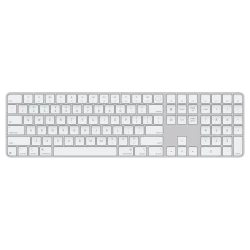 Apple Magic Keyboard with Touch ID and Numeric Keypad for Mac with Apple silicon USB-C White Keys (MXK73)