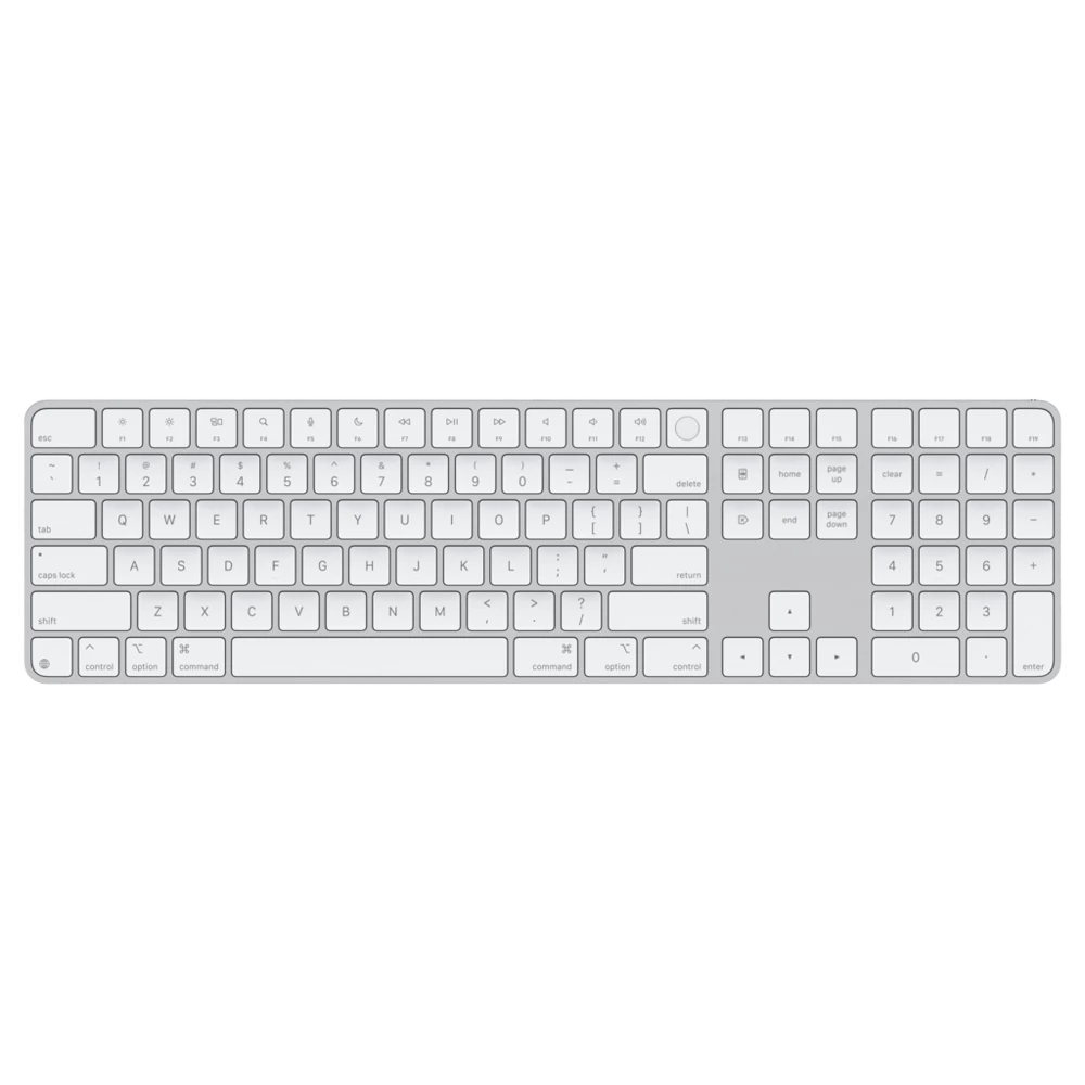 Apple Magic Keyboard with Touch ID and Numeric Keypad for Mac with