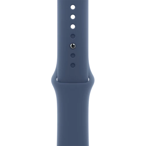 Apple Watch SE 2 GPS 40mm Silver Aluminium Case w. Denim Sport Band - M/L (MXED3)