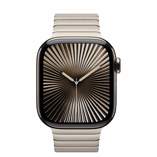 Apple Watch Series 10 GPS + Cellular 42mm Natural Titanium Case w. Natural Link Bracelet (MX0J3+MXMA3)