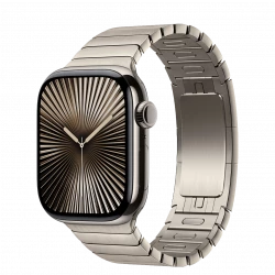 Apple Watch Series 10 GPS + Cellular 42mm Natural Titanium Case w. Natural Link Bracelet (MX0J3+MXMA3)