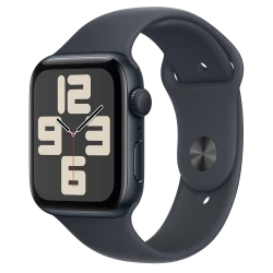 Apple Watch SE 2 GPS 44mm Midnight Aluminium Case w. Midnight Sport Band - S/M (MXEJ3/MXG13/MXGL3)
