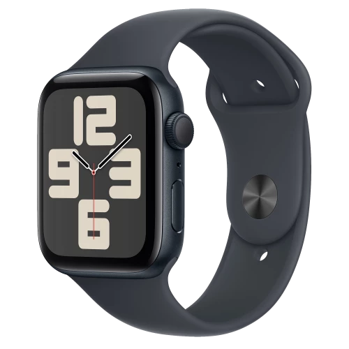 Apple Watch SE 2 GPS 44mm Midnight Aluminium Case w. Midnight Sport Band - S/M (MXEJ3/MXG13/MXGL3)