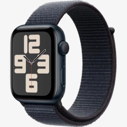 Apple Watch SE 2 GPS 40mm Midnight Aluminium Case w. Ink Sport Loop (MXEA3)