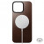 Чохол-накладка (шкіряний) Apple iPhone 16 Pro Max NOMAD Horween® Magnetic Leather Magnetic Leather Back with Magsafe Rustic Brown