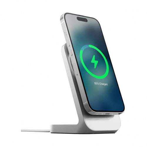 Nomad Stand One Magsafe Charger 15W (2nd Gen) Silver