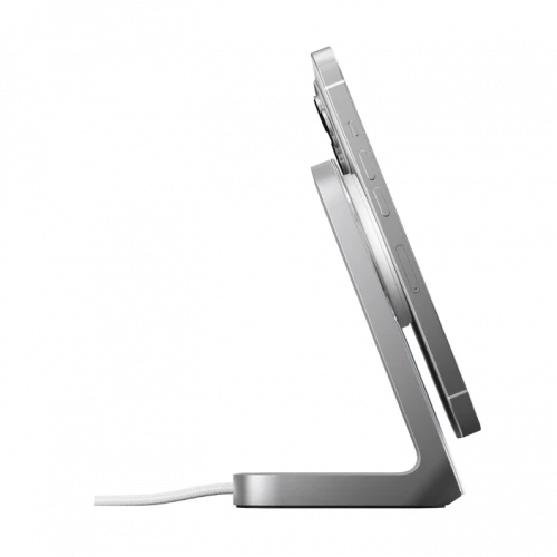 Nomad Stand One Magsafe Charger 15W (2nd Gen) Silver