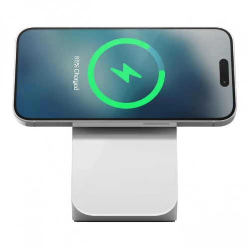 Nomad Stand One Magsafe Charger 15W (2nd Gen) Silver