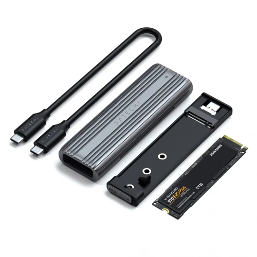 Satechi USB-C NVMe and SATA SSD Enclosure (ST-UCNSEM)