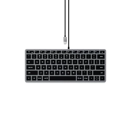 Клавиатура Satechi Slim W1 Wired Backlit Keyboard (ST-UCSW1M)
