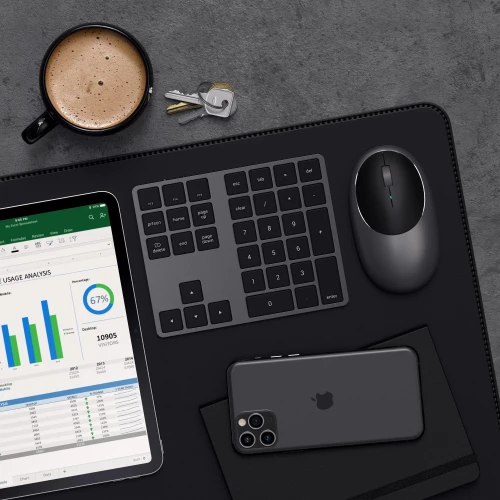 Клавиатура Satechi Bluetooth Extended Keypad Space Gray (ST-XLABKM)