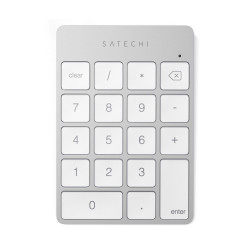 Клавіатура Satechi Aluminum Slim Rechargeable Bluetooth Keypad Silver (ST-SALKPS)
