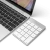 Клавиатура Satechi Aluminum Slim Rechargeable Bluetooth Keypad Silver (ST-SALKPS)