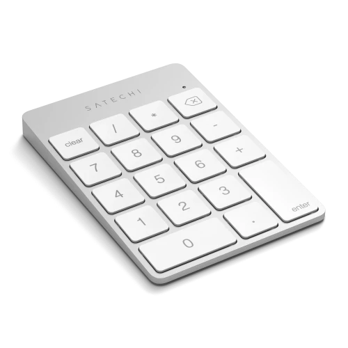 Клавиатура Satechi Aluminum Slim Rechargeable Bluetooth Keypad Silver (ST-SALKPS)