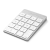 Клавиатура Satechi Aluminum Slim Rechargeable Bluetooth Keypad Silver (ST-SALKPS)