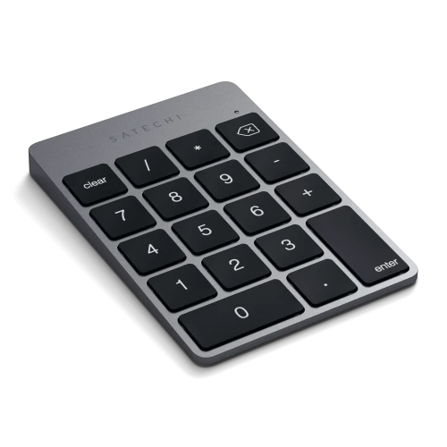 Клавиатура Satechi Aluminum Slim Rechargeable Bluetooth Keypad Space Gray (ST-SALKPM)