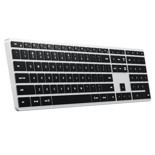 Клавіатура Satechi Slim X3 Bluetooth Backlit Keyboard Silver (ST-BTSX3S)