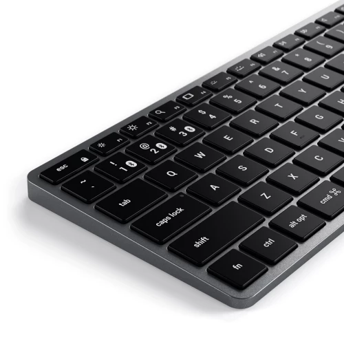 Клавіатура Satechi Slim X1 Bluetooth Backlit Keyboard Space Gray (ST-BTSX1M)