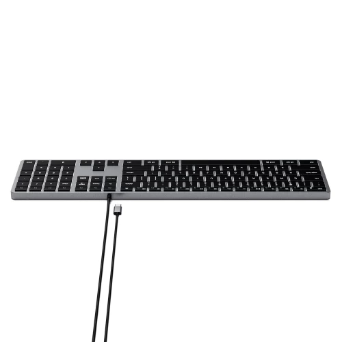 Клавіатура Satechi Slim W3 Wired Backlit Keyboard (ST-UCSW3M)