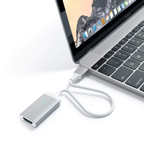 Satechi Type-C HDMI Adapter 4K 60Hzr Silver (ST-TC4KHAS)