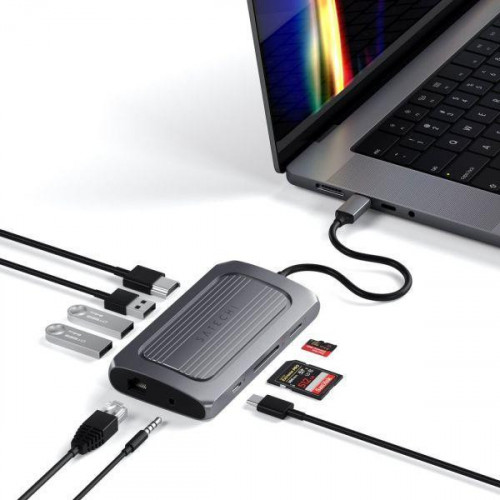Satechi USB4 Multiport Adapter with 8K HDMI (ST-U4MA3M)