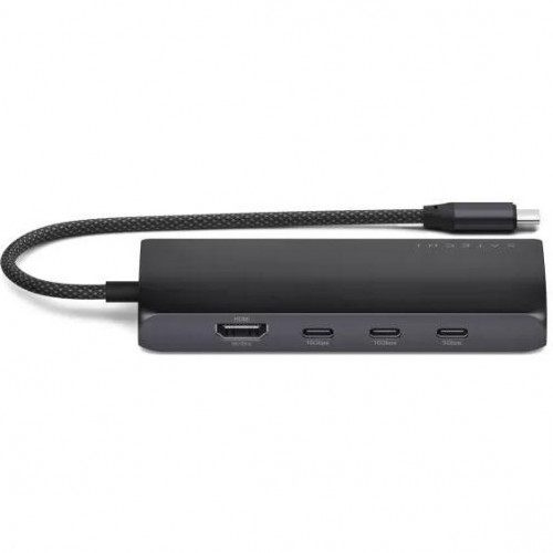 Satechi USB-C Multiport Adapter 8K With Ethernet V3 Midnight (ST-P8KED)