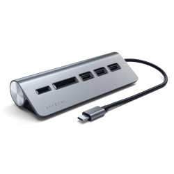 Satechi USB-C Combo Hub for Desktop Space Gray (ST-TCHCRM)