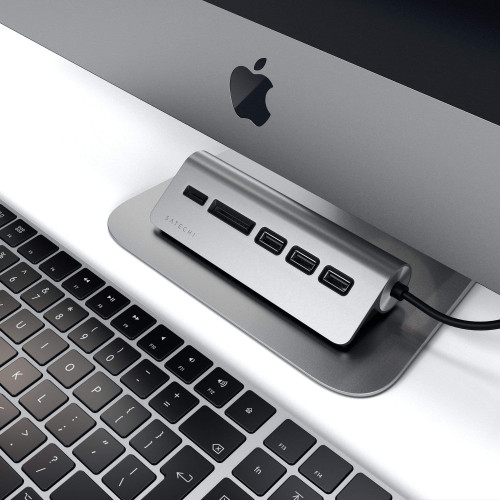 Satechi USB-C Combo Hub for Desktop Space Gray (ST-TCHCRM)