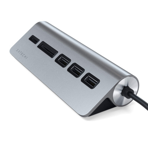 Satechi USB-C Combo Hub for Desktop Space Gray (ST-TCHCRM)