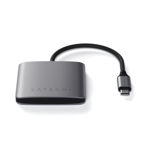 Satechi 4-Port USB-C Hub with Power Delivery Space Grey (ST-H4CPDM)
