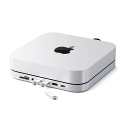 Satechi Type-C Aluminum Stand & Hub for Mac Mini Silver (ST-ABHFS)
