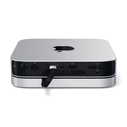 Satechi Type-C Aluminum Stand & Hub for Mac Mini Silver (ST-ABHFS)