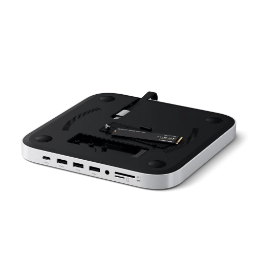 Satechi Stand & Hub For Mac Mini / Studio With NVMe SSD Enclosure (ST-GMMSHS)
